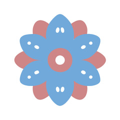 Beautiful flower shape design for various decorations.