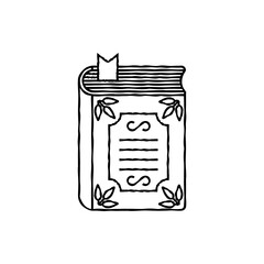 Book icon linear style item