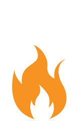 fire logo icon. Fire sign, fire logo icon design template vector. 