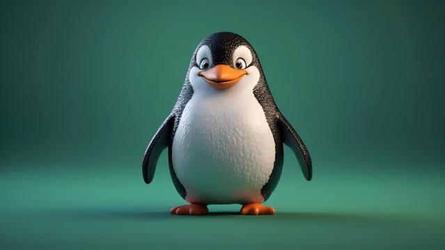 3d penguin 
