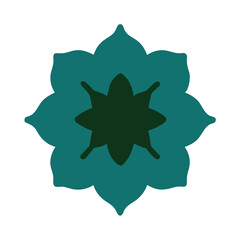 Beautiful flower shape design for various decorations.