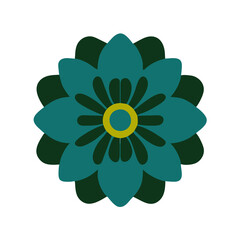 Beautiful flower shape design for various decorations.