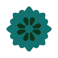 Beautiful flower shape design for various decorations.