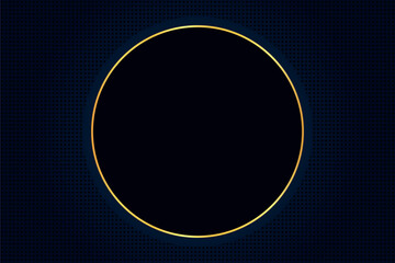 Gold circle background