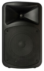 Portable speaker stage isolated on white background, Electric Portable speaker stage with amplifier...