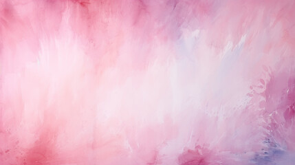Fototapeta premium Abstract pink watercolor art background for cards, flyer, poster, banner and cover design. Hand drawn flower illustration for Valentines Day.
