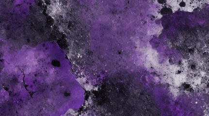 紫とピンクの石の抽象的な背景。濃い紫色の汚れた風化効果を備えた豪華なデザイン。紫色の背景の隅からのグラデーションの暗い色。