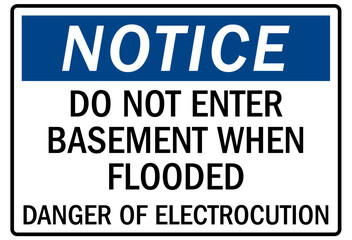 Flood sign