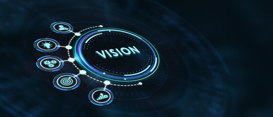 Vision concept. Business concept. 3d illustration © putilov_denis