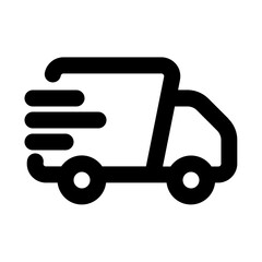 Fast Delivery Line Icon