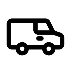 Food Delivery Line Icon