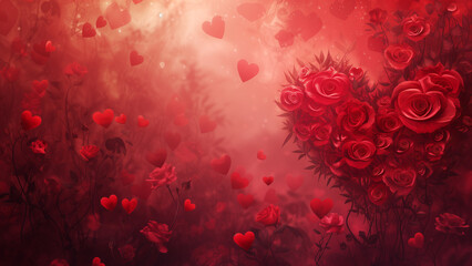 Romantic Whispers: A Captivating Valentine’s Day Background