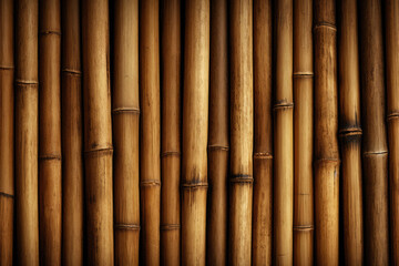 Fototapeta premium Texture background from bamboo stems