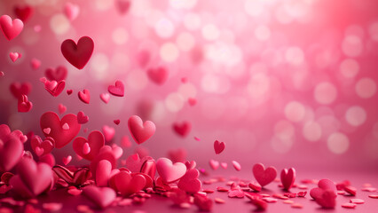 Love in the Air: A Beautiful Valentine Themed Background