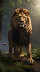 majestic lion