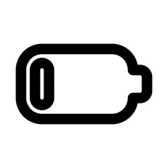 Empty Battery Line Icon