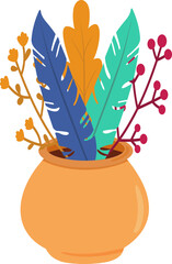 Potted Plant Illustration