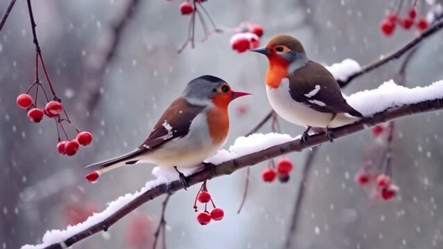 perched bird video footage 2k