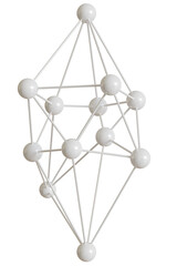 white molecule or atom