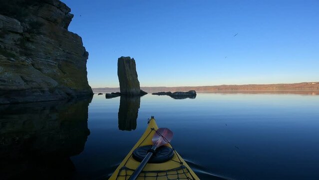 Escursione all'isola Martana in kayak