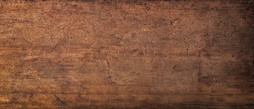 old plank as background, dark wood texture