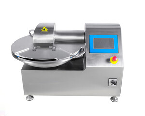 meat grinder table cutter, meat processing equipment, food production, isolated