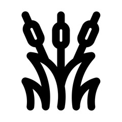 Reeds Line Icon