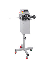 syringe for cooking sausages, meat processing equipment, food production, isolated