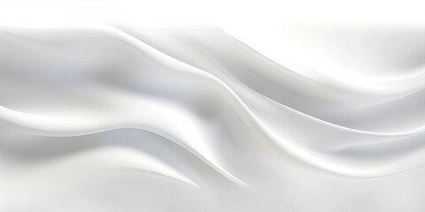 Naklejka premium white background with smooth winding, white banner