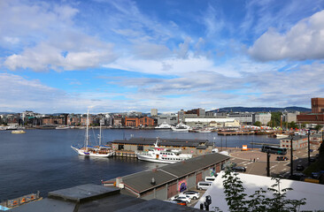The Oslo Norway Harbor is one of Oslo's great attractions. Situated on the Oslo Fjord in Oslo, Norway
