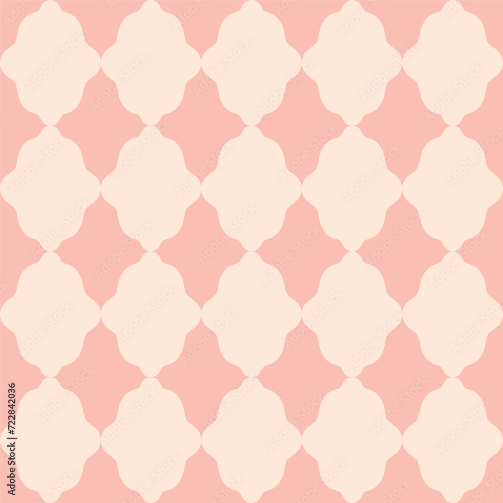 Wall mural simple and elegant vector pattern with repetitive geometric shapes. modern seamless texture with ret