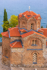 Church Saint John Kaneo, Ohrid, North Macedonia - obrazy, fototapety, plakaty
