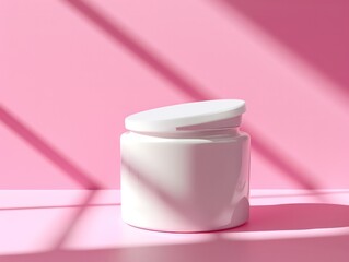 Cosmetic Jar mockup 64 oz 