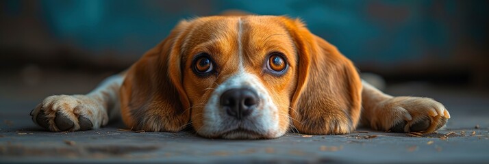 Beagle Dog Looking Paws Hanging Over, Desktop Wallpaper Backgrounds, Background HD For Designer