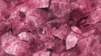 Fototapeta premium Rhodonite stone seamless pattern. Repeated background of construction material.