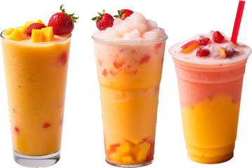 fruit smoothie with strawberry 