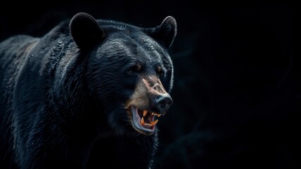 Aggressive Black Bear