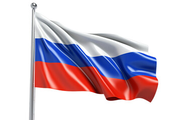 Simple 3D Russian on transparent background