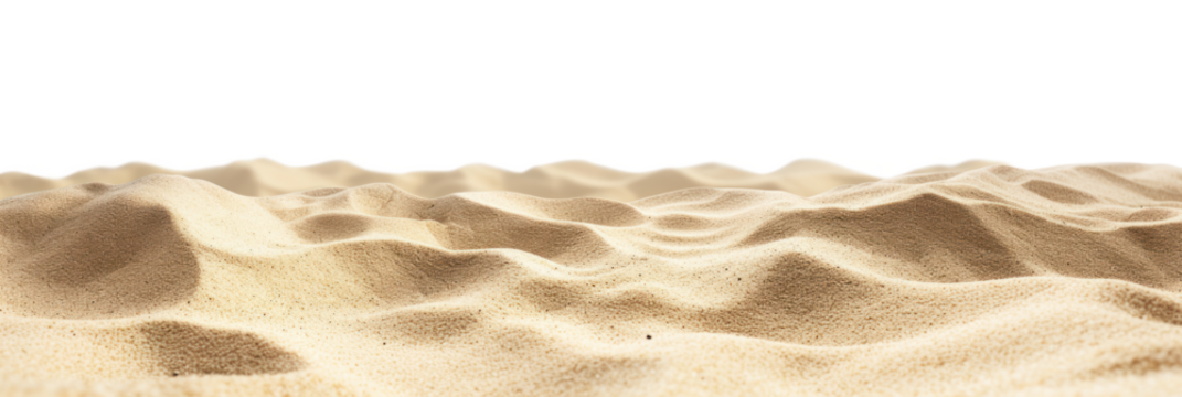 Desert sand, cut out - stock png.