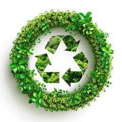 Environmental friendly recycle symbol