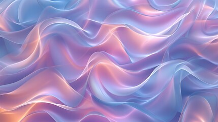 Obraz premium Harmonious Cedar Poplar Blend: Intertwining leaves to form harmonized, fluid shapes with gentle swirls.