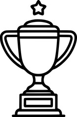 Trophy icon vector, award cup solid logo illustration, colorful sign, symbol, vector, art