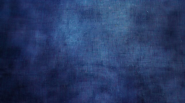indigo blue, dark blue ocean blue abstract vintage background for design. Fabric cloth canvas texture. Color gradient, ombre. Rough, grain. Matte, shimmer	