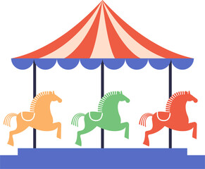 Carousel with Horses © Marina Zlochin