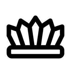 Crown Line Icon