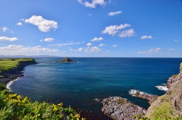 利尻島の夏景色