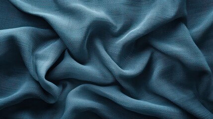 slate blue, jeans blue, denim blue abstract vintage background for design. Fabric cloth canvas texture. Color gradient, ombre. Rough, grain. Matte, shimmer	