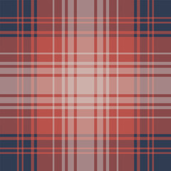Seamless pattern with red and blue plaid