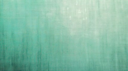 seafoam green, sage green, turqoise green abstract vintage background for design. Fabric cloth canvas texture. Color gradient, ombre. Rough, grain. Matte, shimmer	