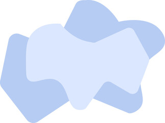 Sorting of paper and office waste. Crumpled wad of white paper sheet for recycling and disposal. Flat icon. Simple flat cartoon vector isolated on white background